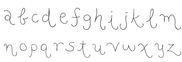 miu font Font LOWERCASE