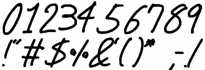 miwaza smart girl Font OTHER CHARS