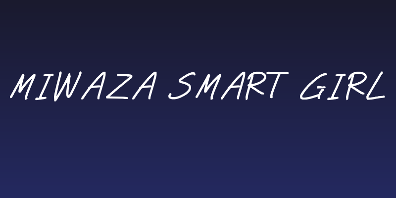 miwaza smart girl Social Header