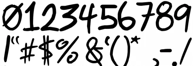 mizike फ़ॉन्ट अन्य घर का काम