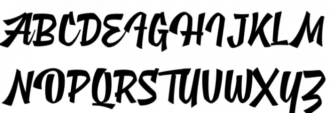 MJ AlGhifari Font UPPERCASE