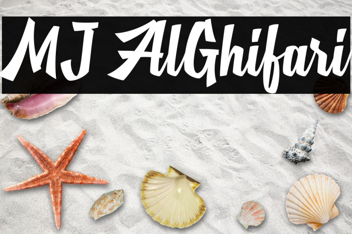 MJ AlGhifari Font examples