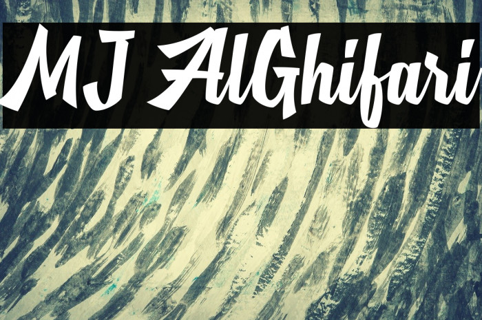 MJ AlGhifari Font examples