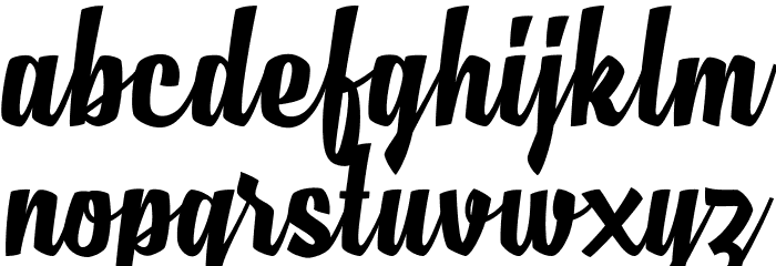 MJ AlGhifari Font LOWERCASE