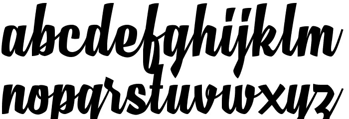 MJ AlGhifari Font LOWERCASE