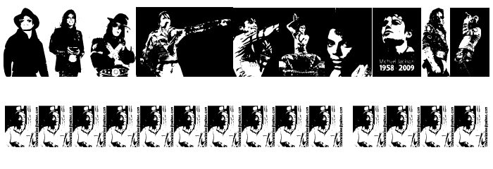 MJ The King of Pop Font OTHER CHARS