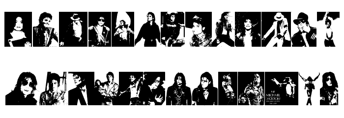 MJ The King of Pop Font LOWERCASE