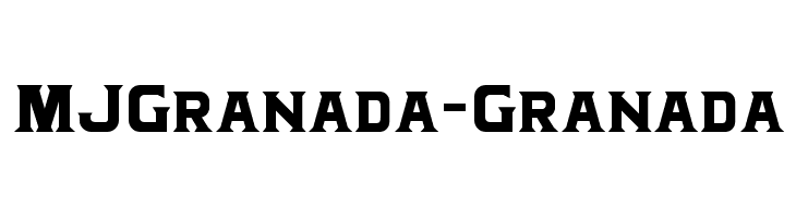 MJGranada-Granada Font