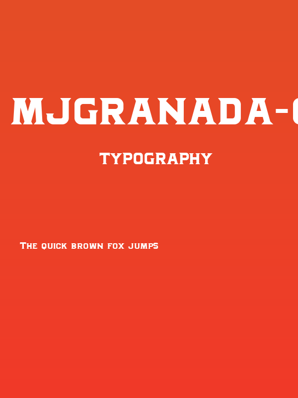 MJGranada-Granada Poster