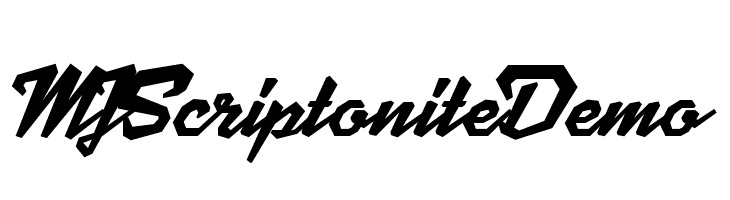 MJScriptoniteDemo  لخطوط تنزيل