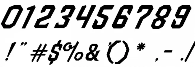 MJScriptoniteDemo Font OTHER CHARS