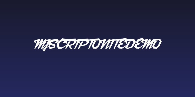 MJScriptoniteDemo Social Header