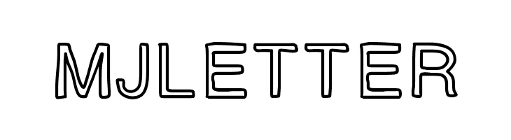 MJletter  フリーフォントのダウンロード