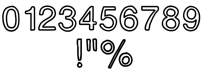 MJletter Font OTHER CHARS