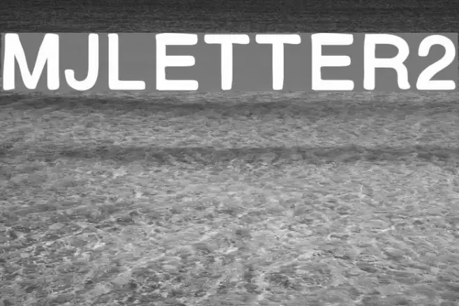 MJletter2 Font examples