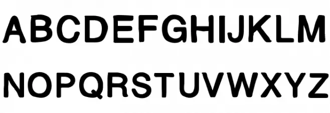 MJletter2 फ़ॉन्ट लोअरकेस