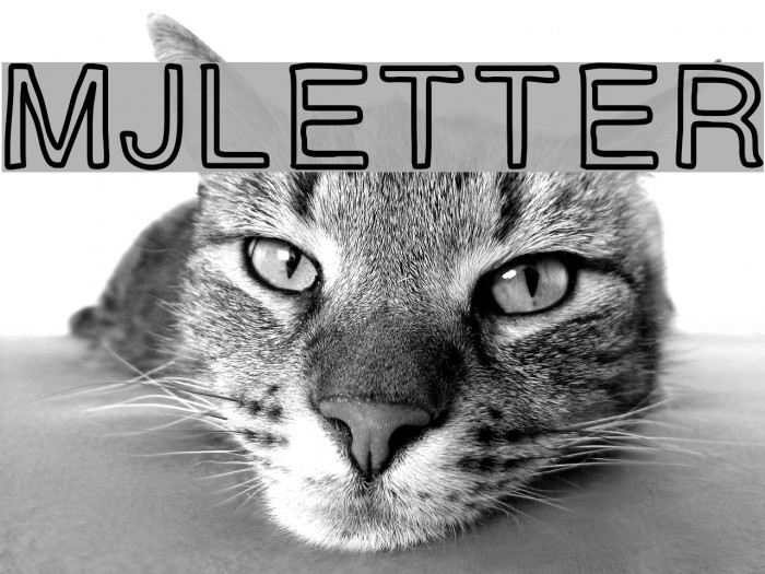 MJletter Font examples
