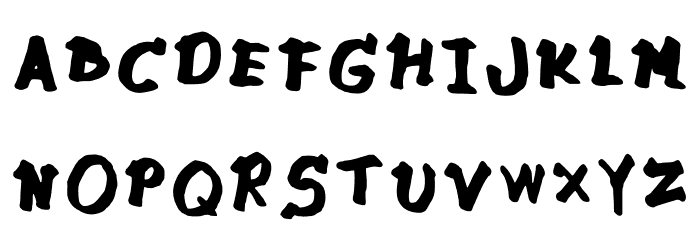 Mj Font Regular Font UPPERCASE