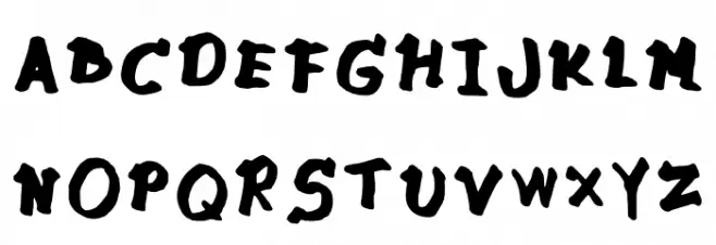 Mj Font Regular Шрифта ВЕРХНИЙ