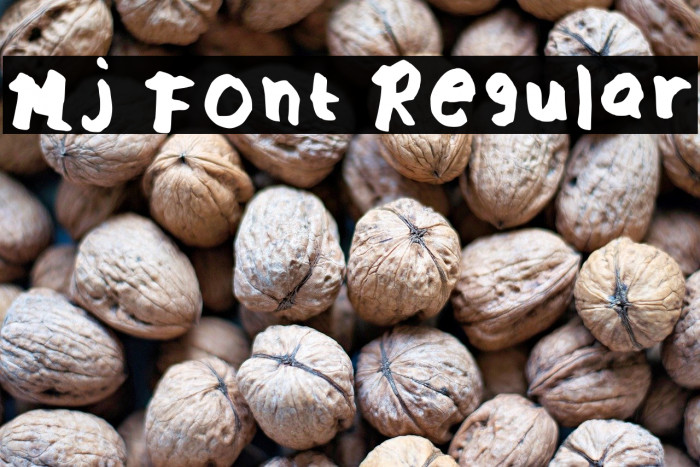 Mj Font Regular Example 1
