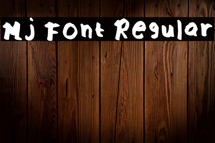 Mj Font Regular Example 3