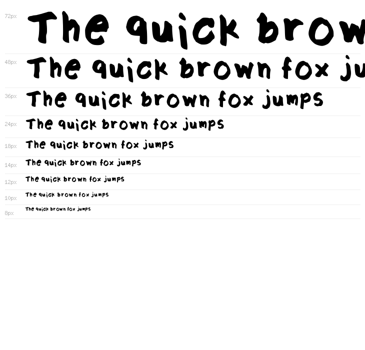 Mj Font Regular Waterfall