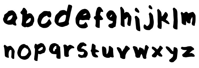 Mj Font Regular Font LOWERCASE