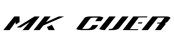MK Cuer  免费字体下载