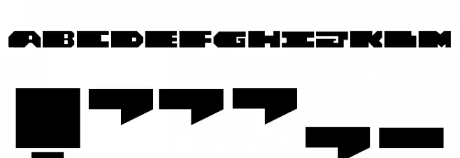 MK ULTRA Bold Schriftart Anderer Schreiben