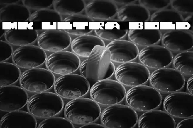 MK ULTRA Bold Font examples