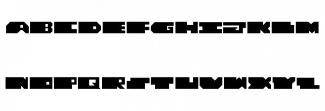 MK ULTRA Bold Schriftart Kleinbuchstaben