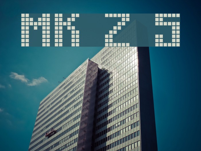 MK Zodnig Square Font examples