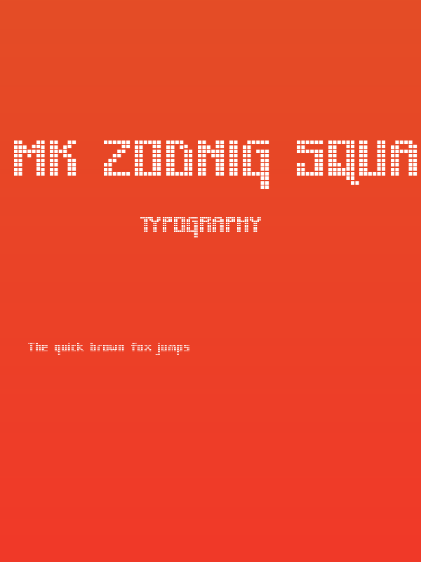 MK Zodnig Square Poster