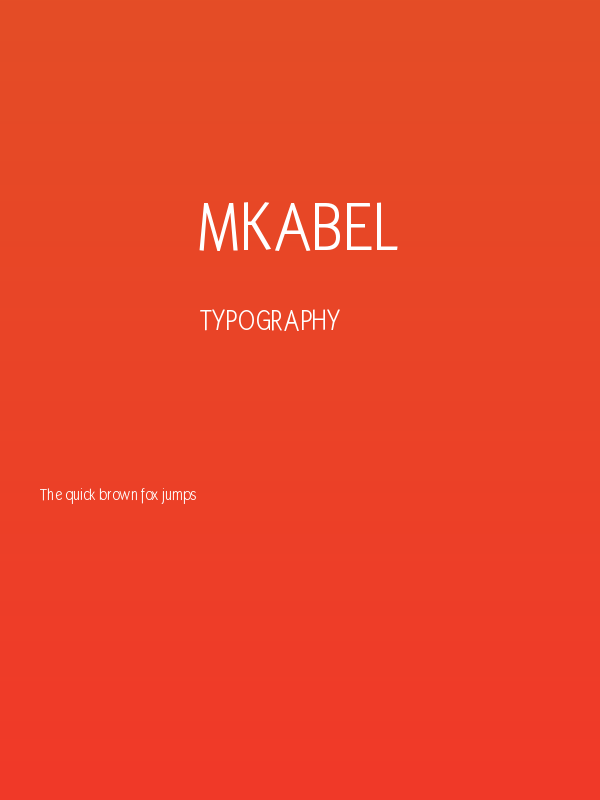 MKAbel Poster