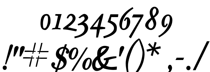 MKBritishWriting Font OTHER CHARS