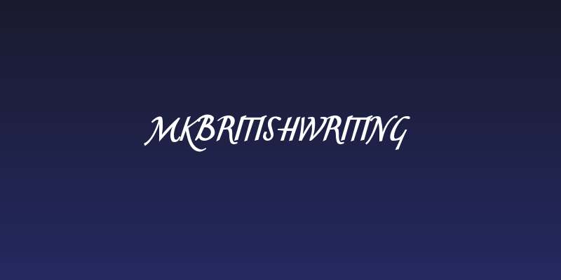 MKBritishWriting Social Header