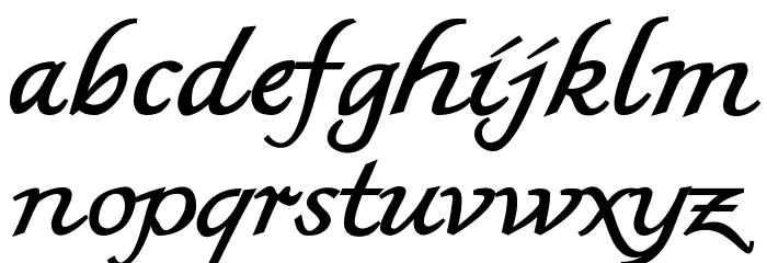 MKBritishWriting Font LOWERCASE