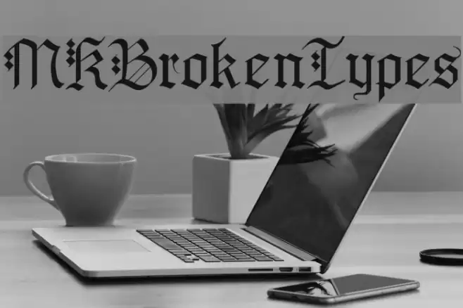 MKBrokenTypes Шрифта examples