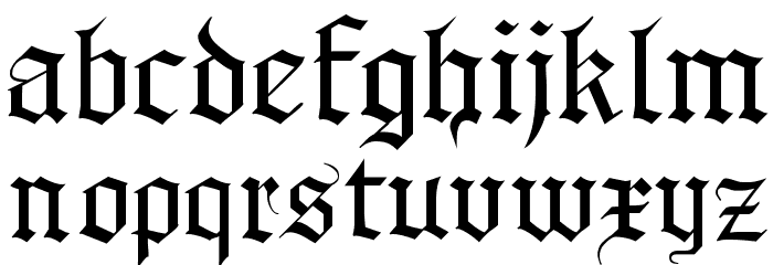 MKBrokenTypes Font LOWERCASE