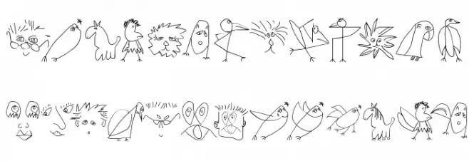 MKDoodles Fonte MAIÚSCULAS