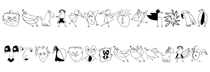 MKDoodles لخطوط تنزيل صغيرة