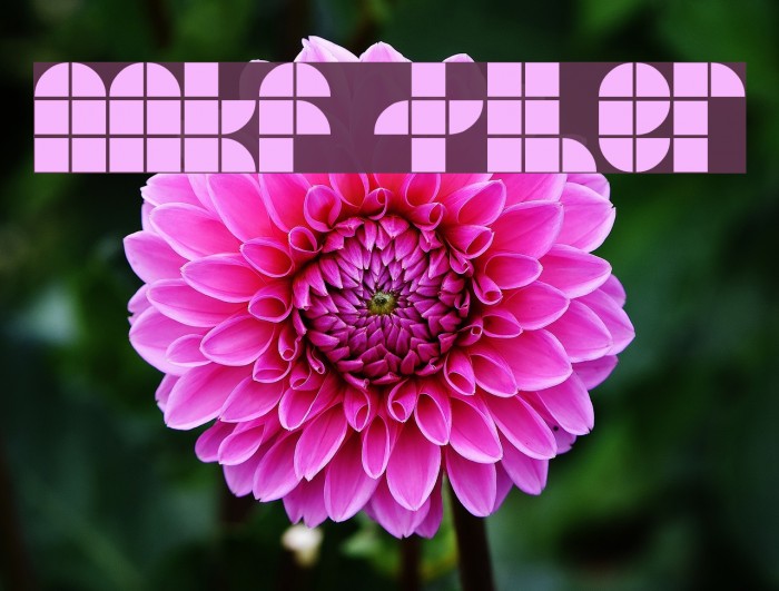 MKF Tiler Font examples