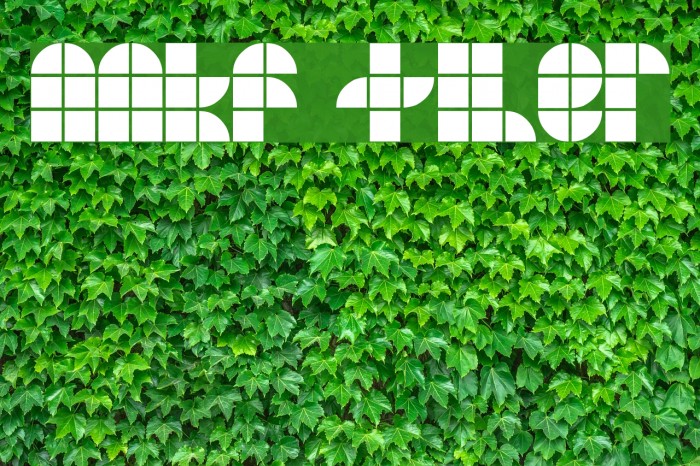 MKF Tiler Font examples