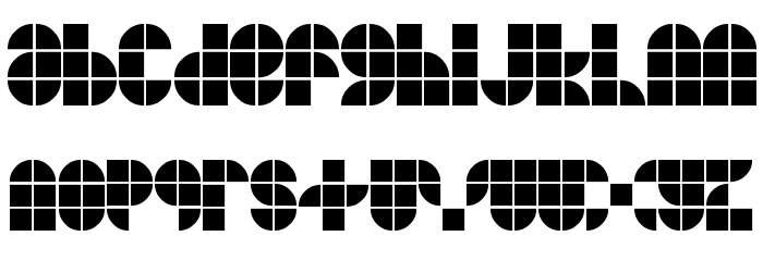 MKF Tiler Font LOWERCASE