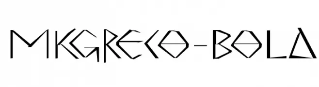 MKGreco-Bold  Скачать бесплатные шрифты