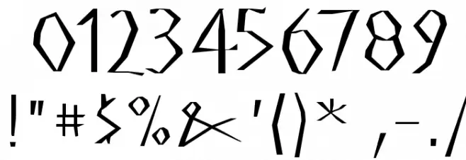 MKGreco-Bold Font OTHER CHARS