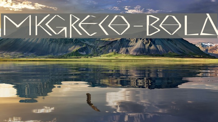 MKGreco-Bold Example 2