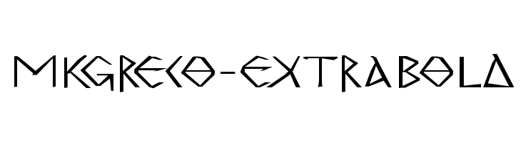 MKGreco-ExtraBold  Frei Schriftart Herunterladen