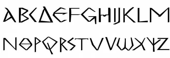 MKGreco-ExtraBold 字体 大写