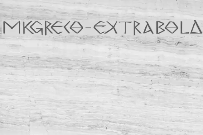 MKGreco-ExtraBold Example 1